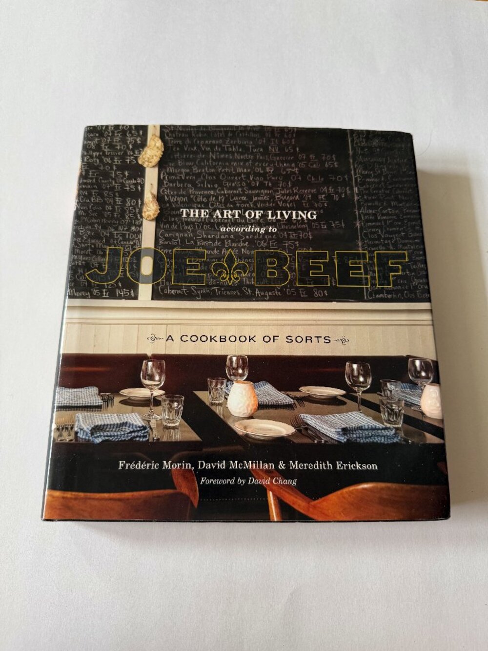 The Art of Living According to Joe Beef Cookbook